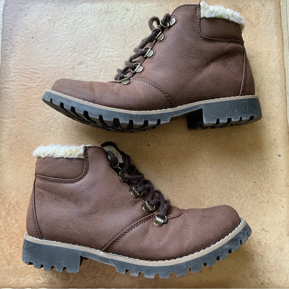 Brown Furry Sonoma Fashion Boots